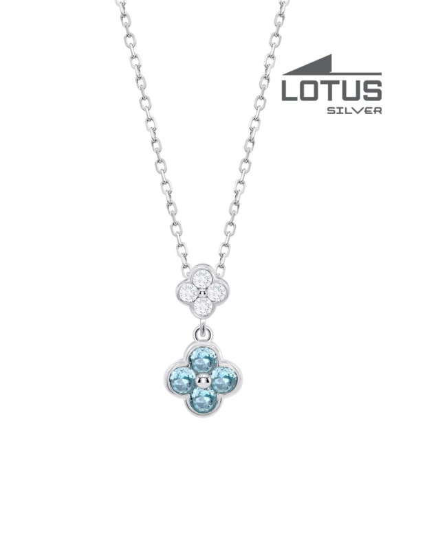 LOTUS SILVER NECKLACE